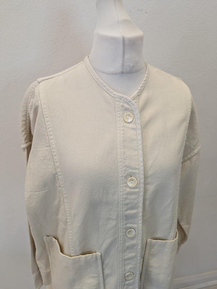 Zara Cream Jacket M RRP £45.99