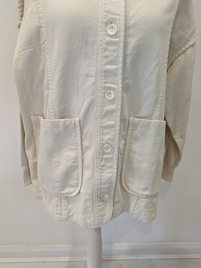 Zara Cream Jacket M RRP £45.99