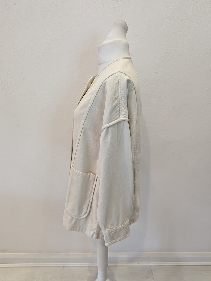 Zara Cream Jacket M RRP £45.99