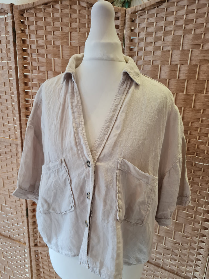 Zara Cream Shirt M