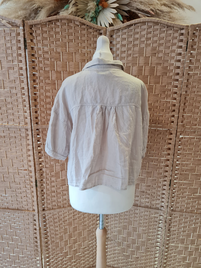 Zara Cream Shirt M