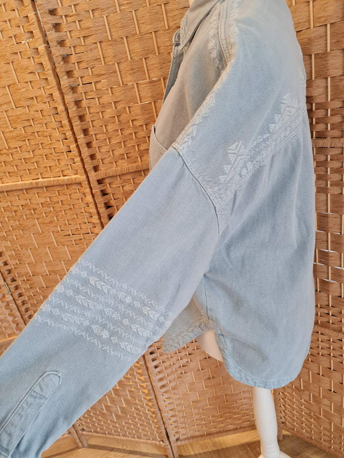 Zara Denim Overshirt L NWT RRP £49.99