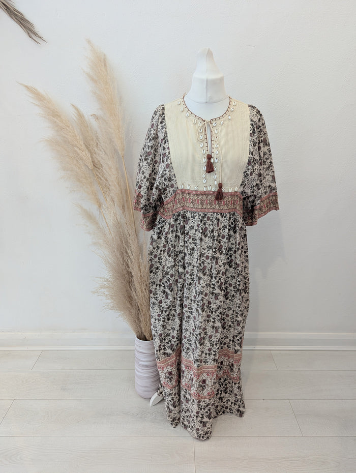 Zara floral shell maxi L