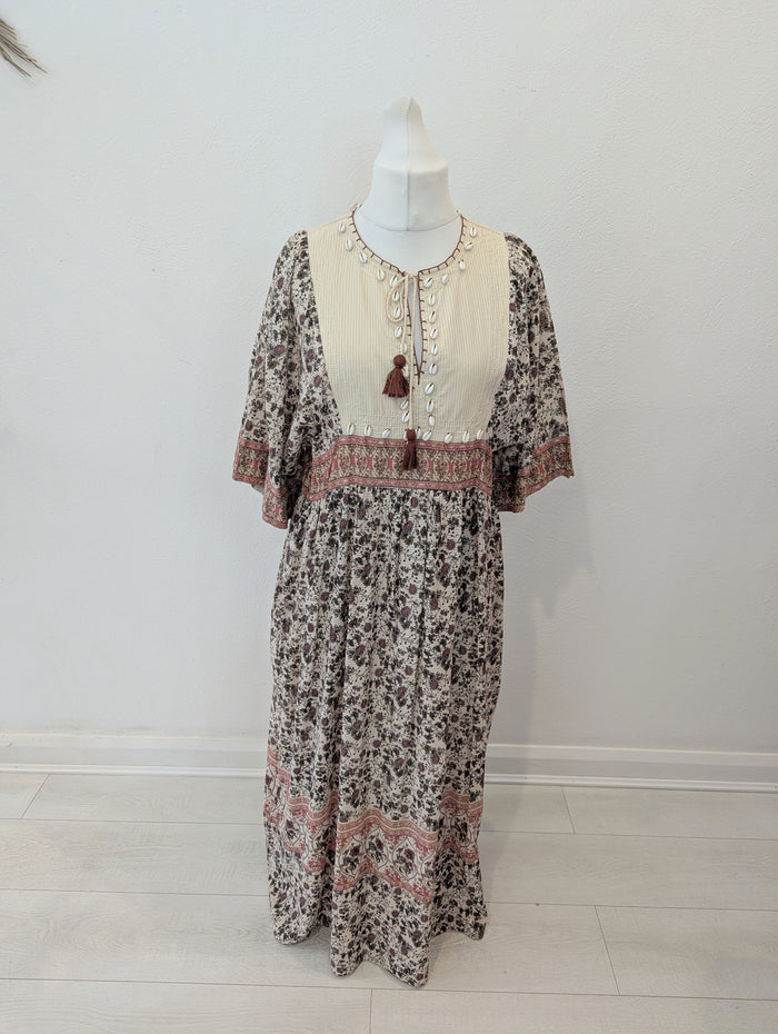 Zara floral shell maxi L