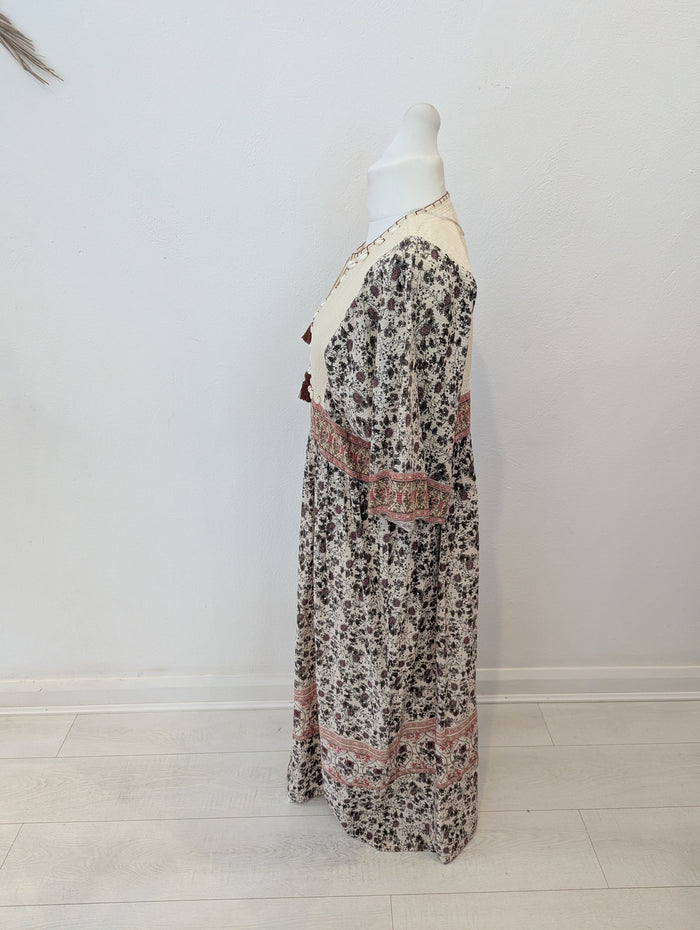 Zara floral shell maxi L