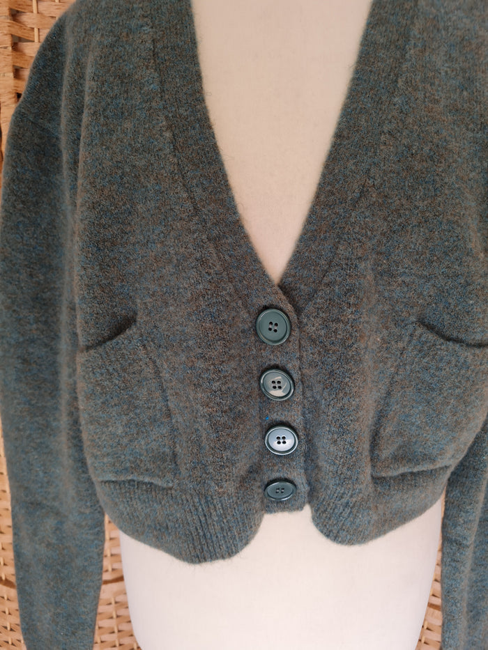 Zara Green Cardigan S