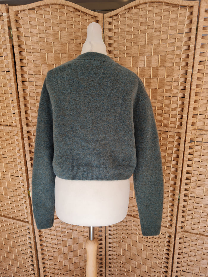 Zara Green Cardigan S