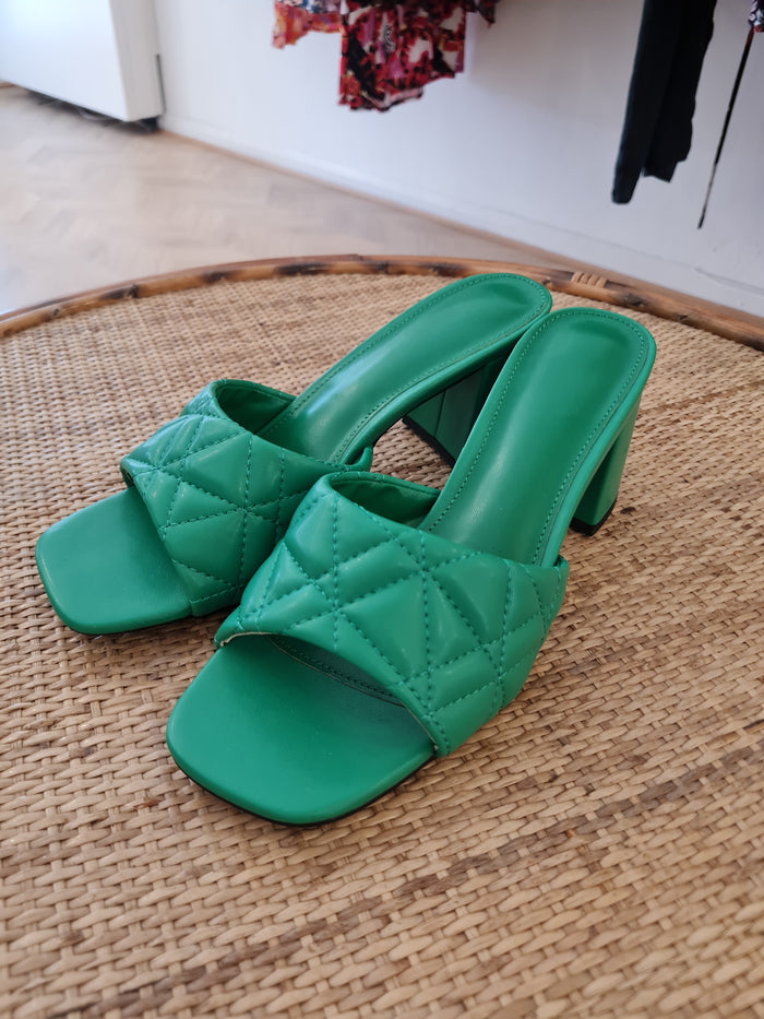Zara Green Mules 5