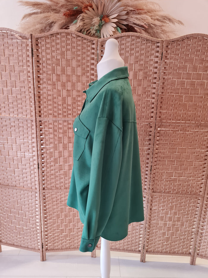 Zara Green Shacket Xl