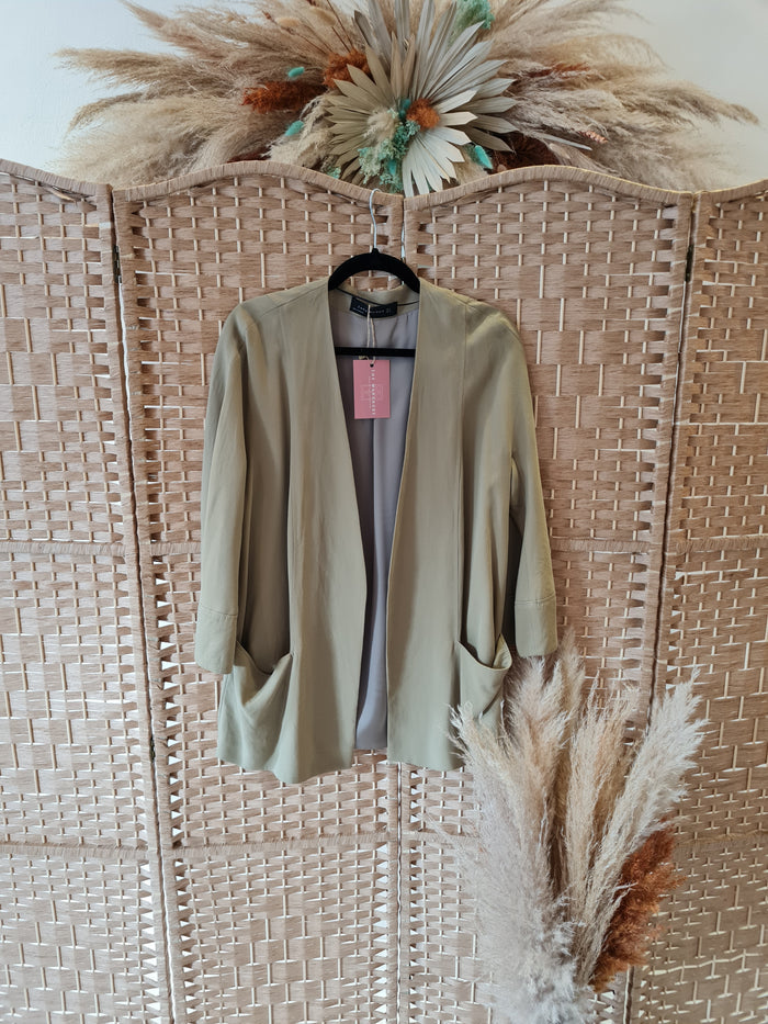 Zara Khaki Blazer S
