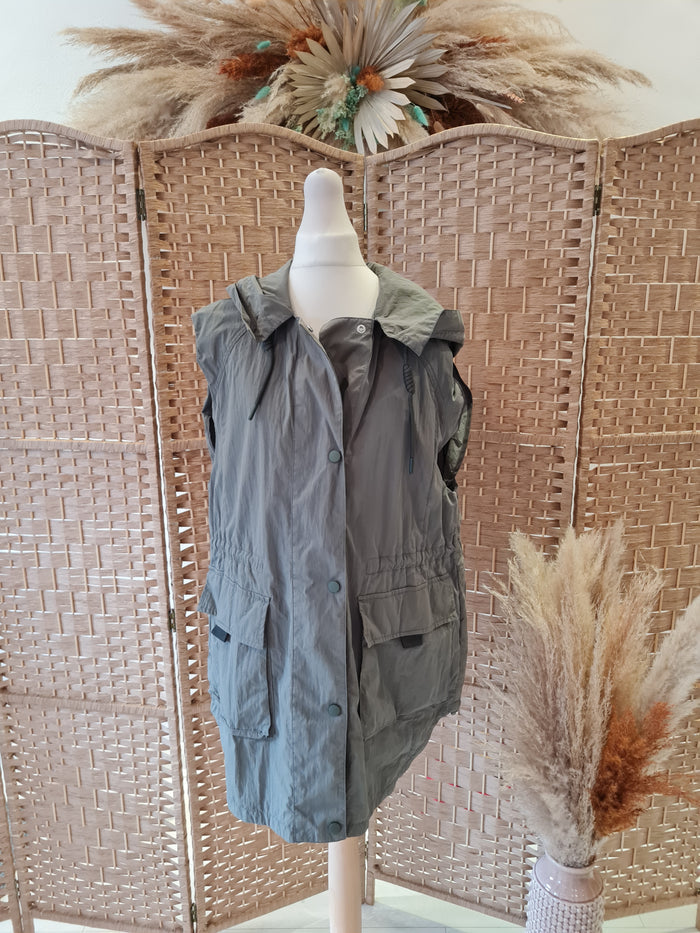 Zara khaki Gilet S/M