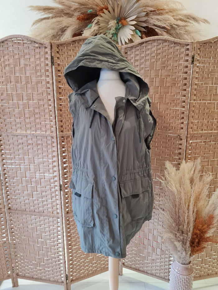 Zara khaki Gilet S/M