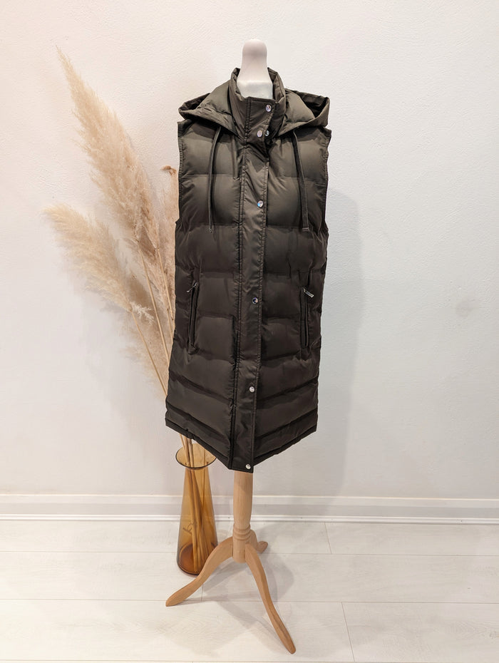 Zara Khaki Gilet XS