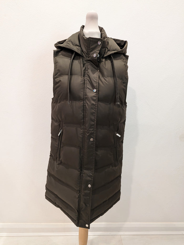 Zara Khaki Gilet XS