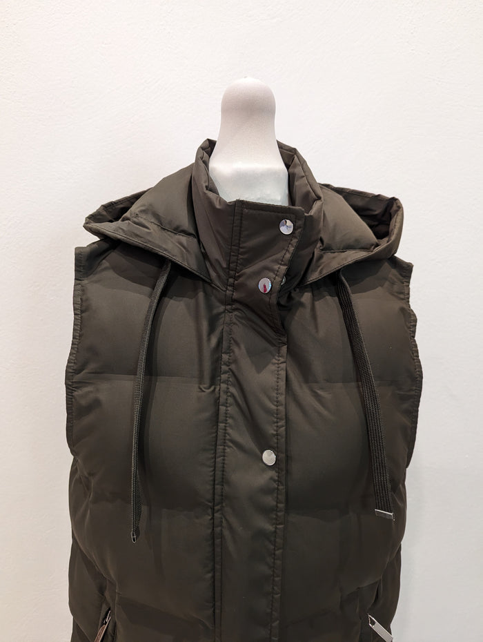 Zara Khaki Gilet XS