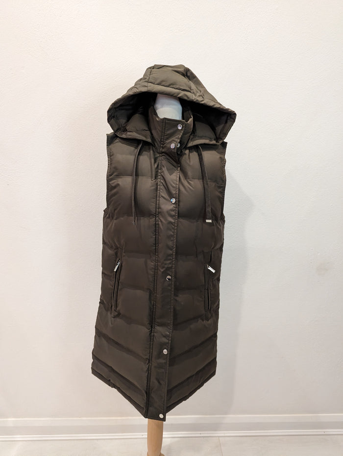 Zara Khaki Gilet XS
