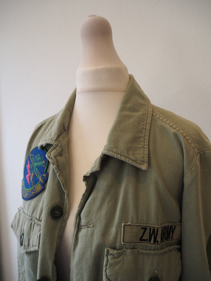 Zara Khaki Overshirt M