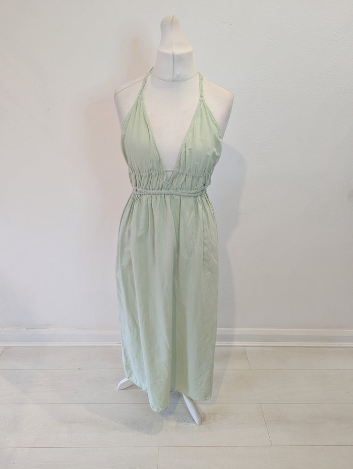 Zara Mint Halter Neck Dress L
