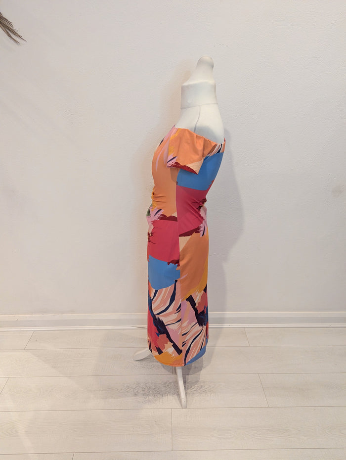 Zara Multi Print Dress L