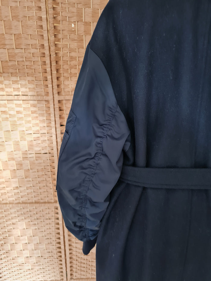 Zara Navy Coat XS