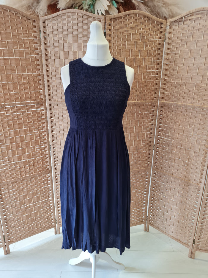 Zara Navy Summer Maxi Size Large