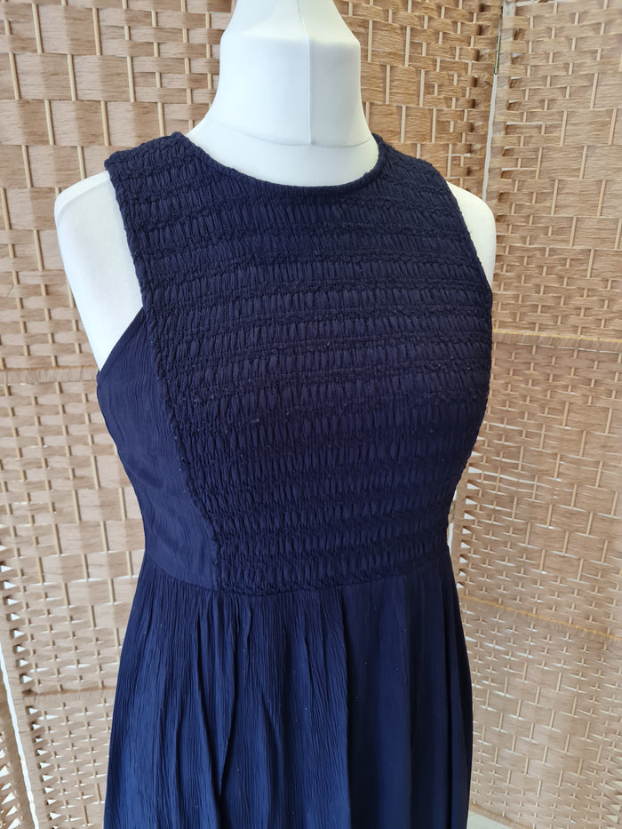 Zara Navy Summer Maxi Size Large