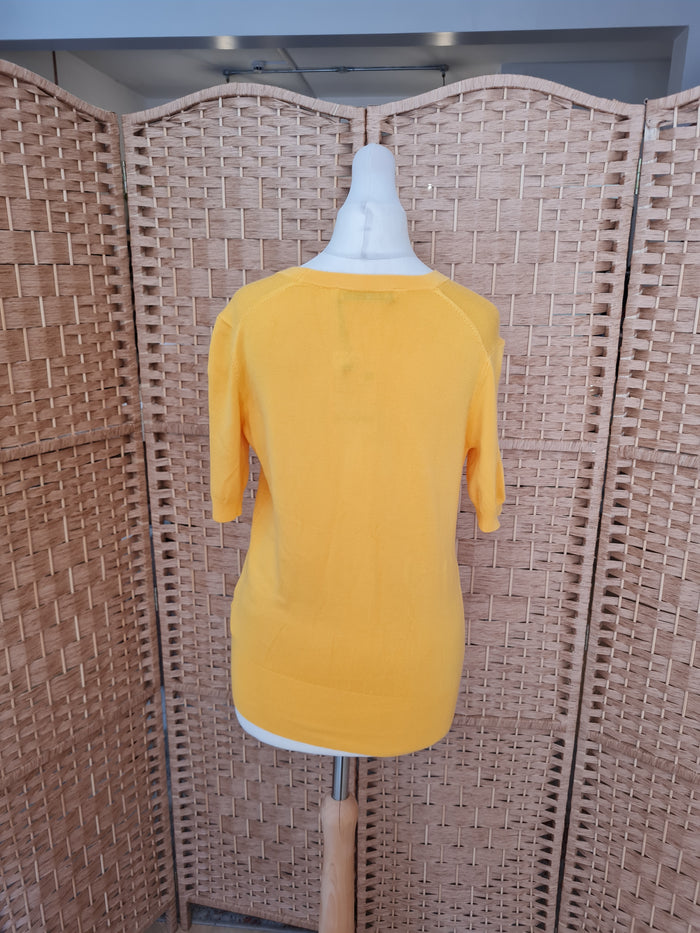 Zara Orange jumper Small NWT