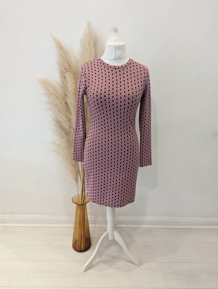 Zara Pink Square Dress L