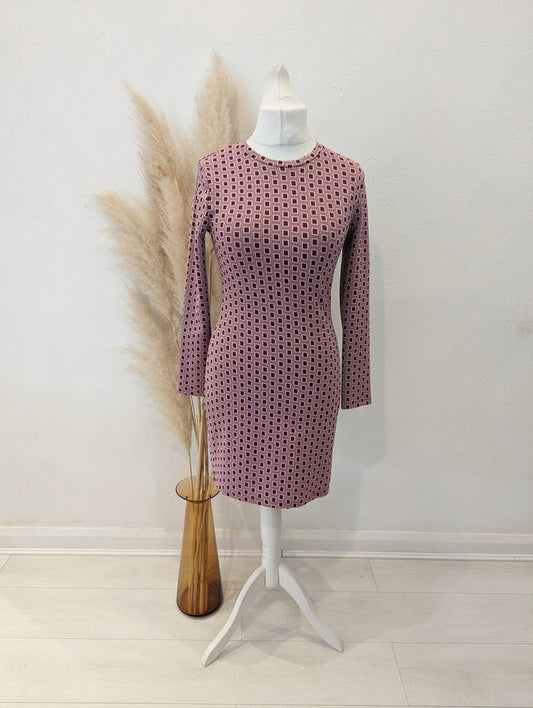 Zara Pink Square Dress L