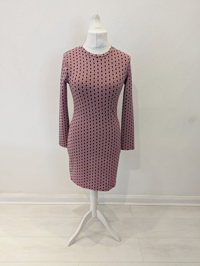 Zara Pink Square Dress L