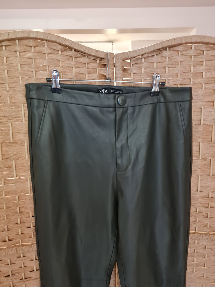 Zara Pleather Trousers XL