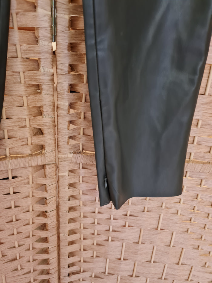 Zara Pleather Trousers XL