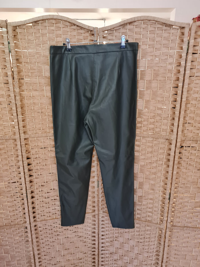 Zara Pleather Trousers XL