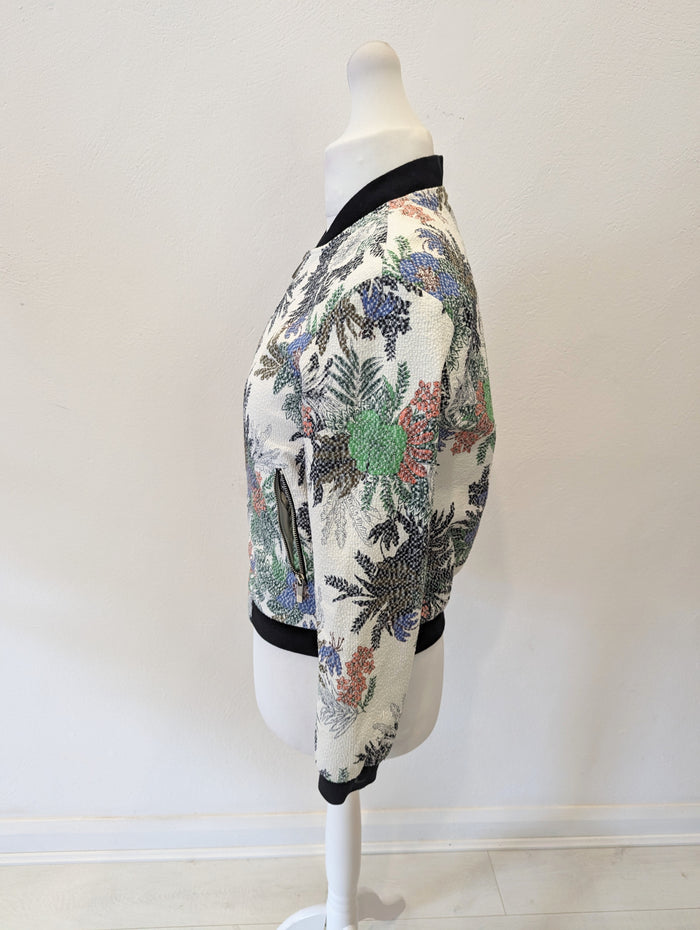 Zara Print Bomber Jacket S
