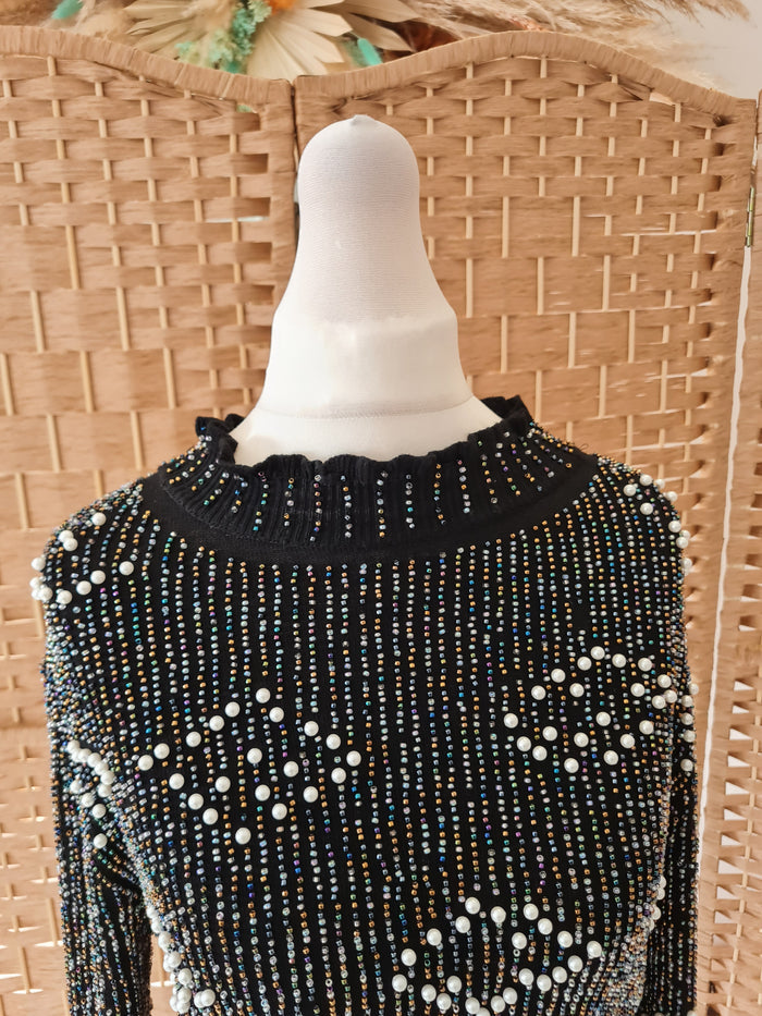 Zara sequin jumper L