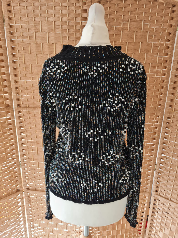 Zara sequin jumper L
