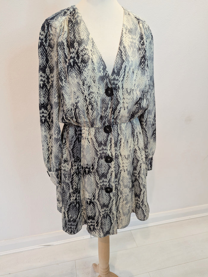 Zara Snake Print Dress M