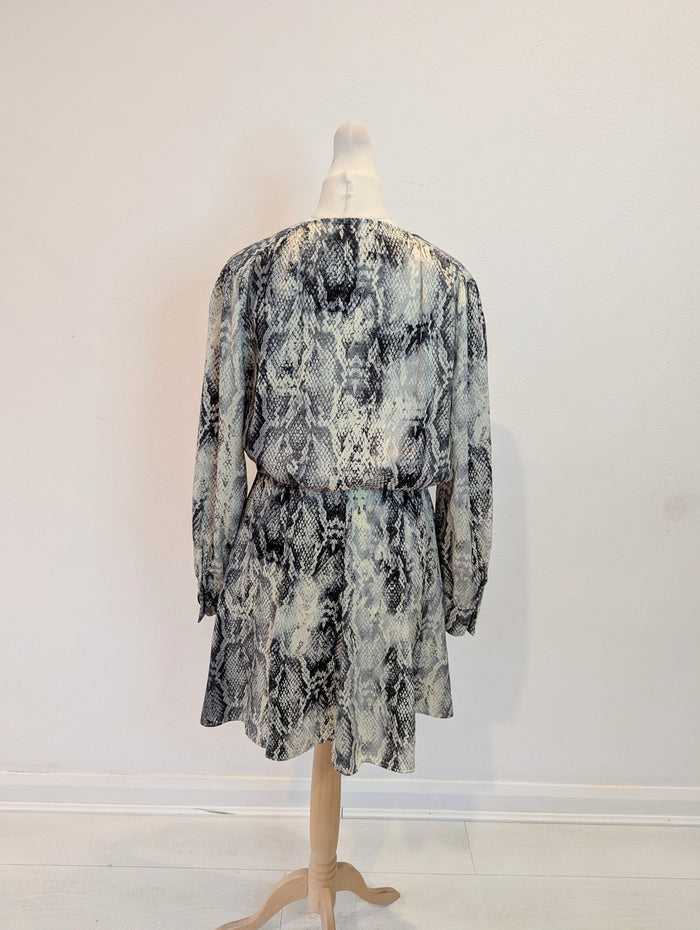 Zara Snake Print Dress M