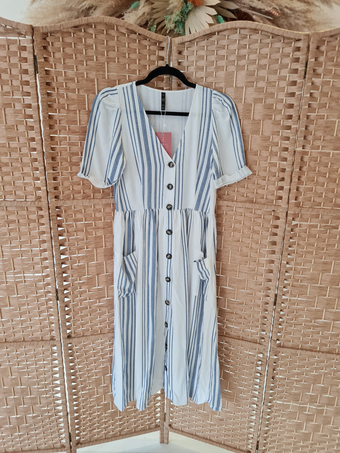Zara striped dress M