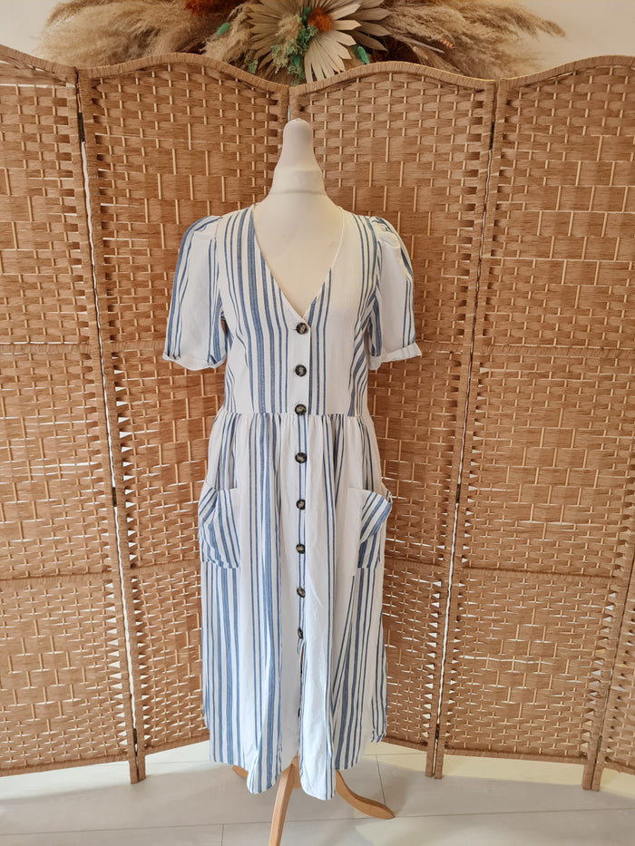 Zara striped dress M