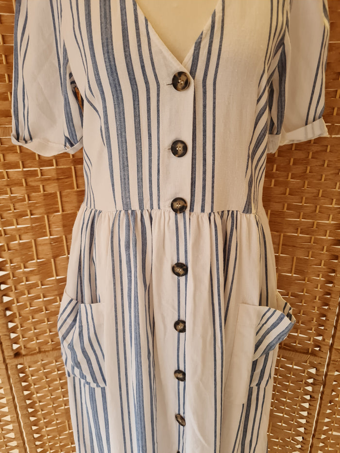 Zara striped dress M
