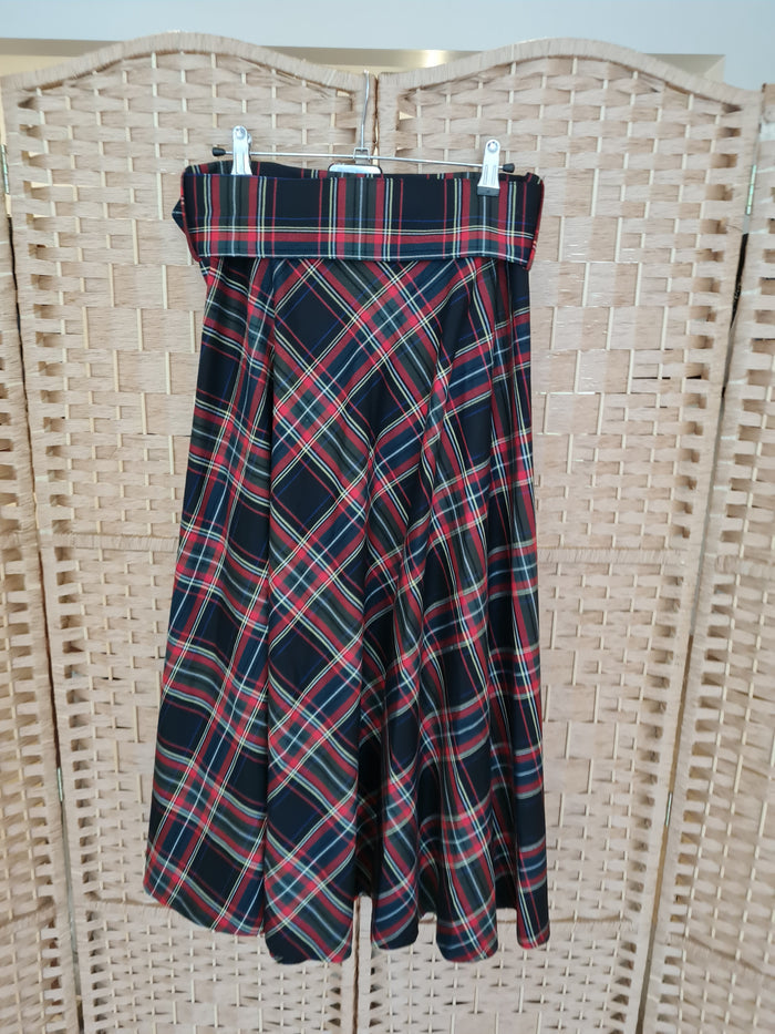 Zara Tartan Skirt L