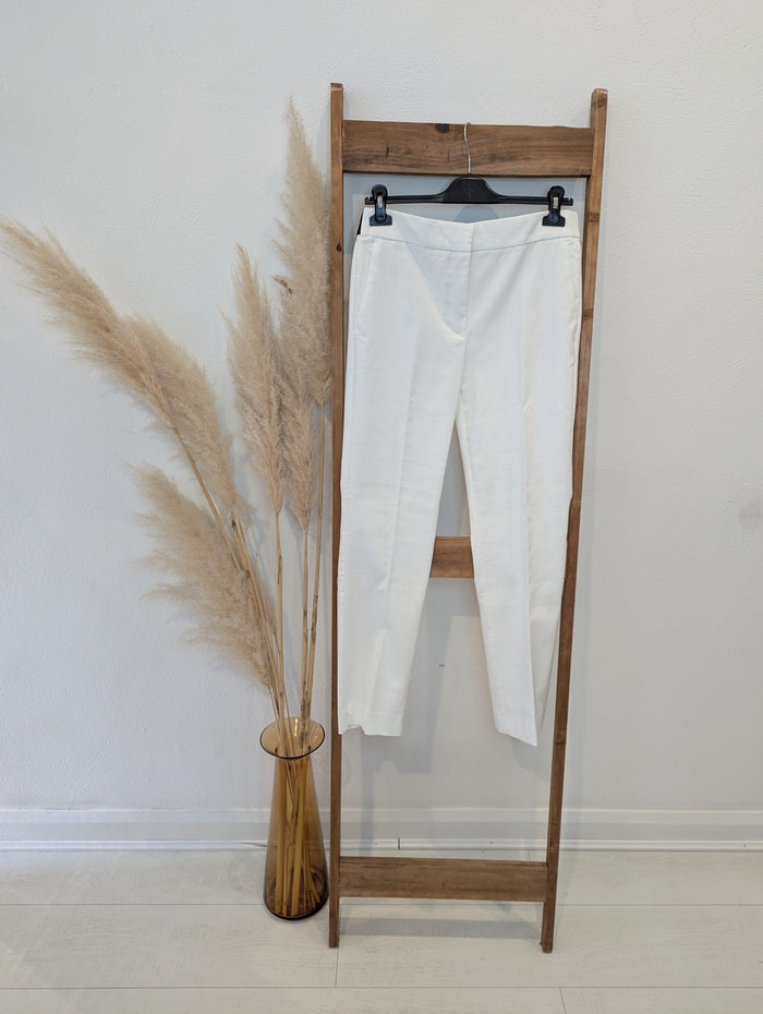 Zara White Trousers L RRP £27.99