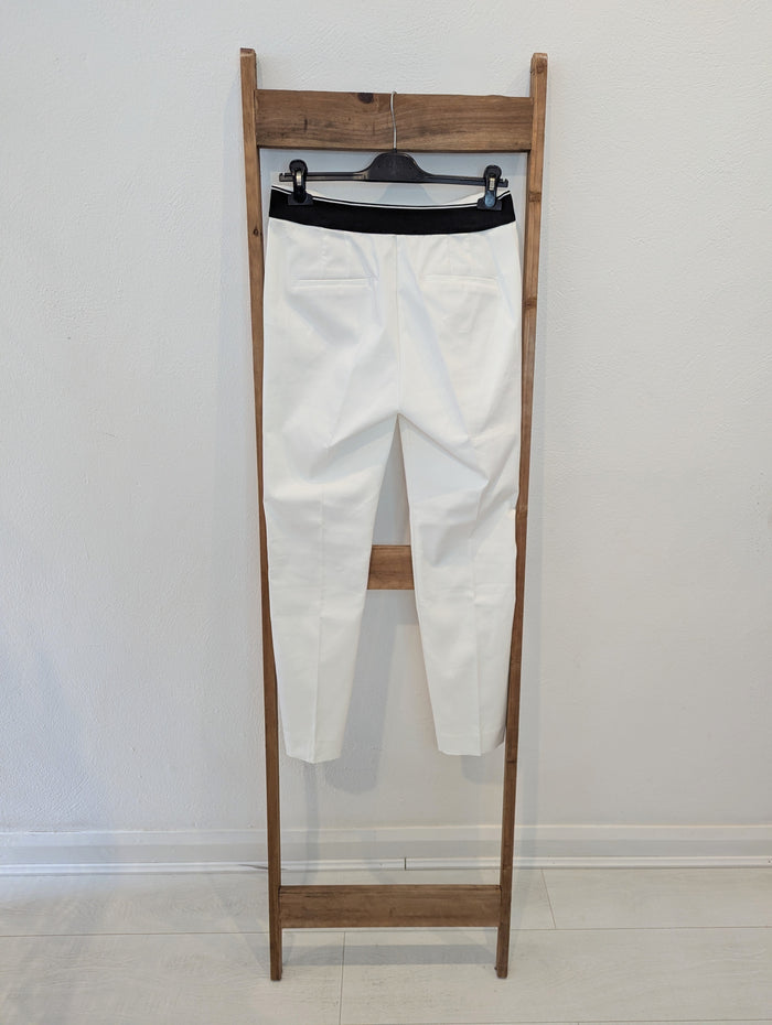 Zara White Trousers L RRP £27.99