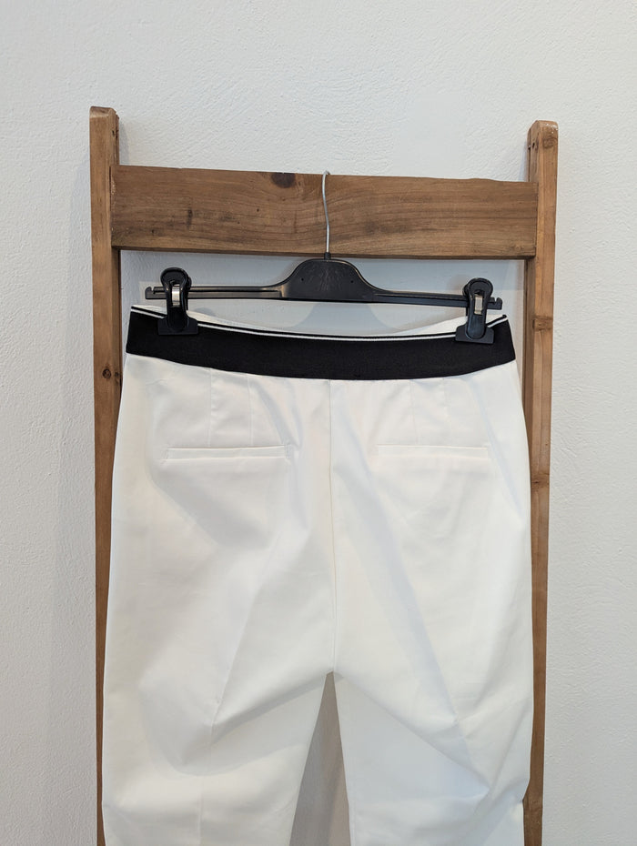 Zara White Trousers L RRP £27.99