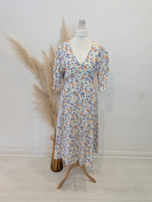 Zibi London Cream Floral Dress 10