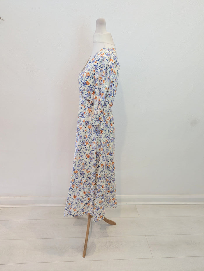 Zibi London Cream Floral Dress 10