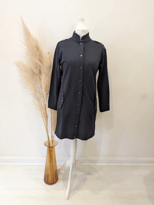 Zoso Black Jersey Jacket M NWT £65.95