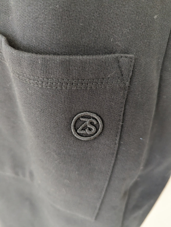 Zoso Black Sleeveless Hoodie M