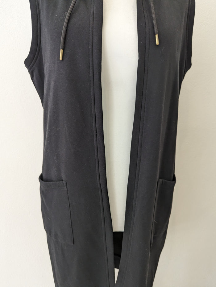 Zoso Black Sleeveless Hoodie M